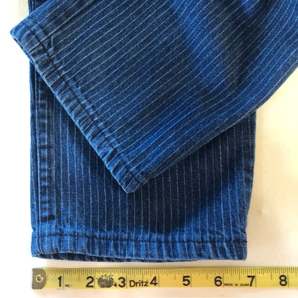 Vintage Chic by H.I.S. High Rise Pinstripe Jeans (appx 23”) - Picture 11 of 14